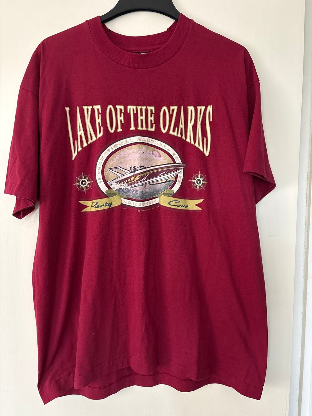 Lake of the Ozarks Vintage 1994 Single Stitch Tee Shirt Best Fruit of Loom XL